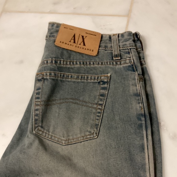 Armani Exchange light wash boot cut jeans - Picture 7 of 9